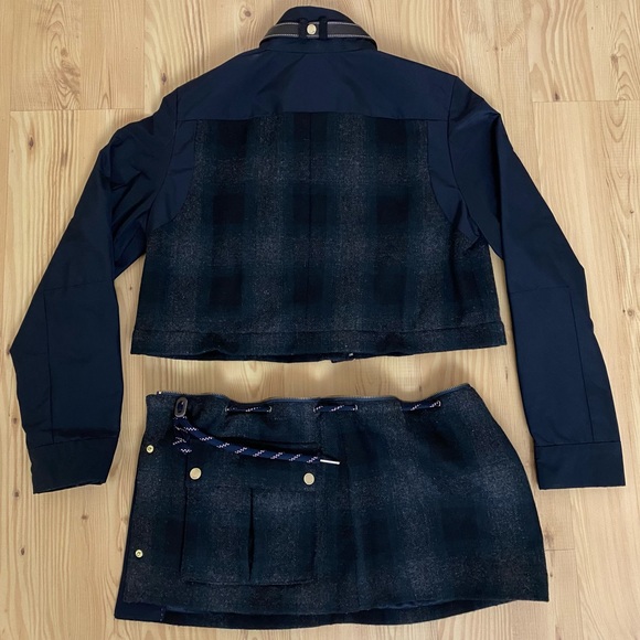 Tommy Hilfiger Women’s Blue Gray Jacket With Removable Bottom Half Size Medium - Picture 7 of 15